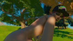 2girls 3d anal animated beach_bomber brite_bomber female filming fortnite mp4 no_sound reverse_cowgirl_position riding sun_strider tagme video watching_tv