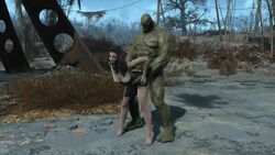 1boy 1girls 3d animated fallout fallout_4 female human interspecies male nora_(fallout_4) nude sex sound straight strong_(fallout) video