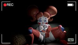 1girls 3d animated animatronic baby_(fnafsl) circus_baby circus_baby_(fnaf) dark female_only fingering five_nights_at_freddy's flashing_lights heart-shaped_pupils loop masturbation no_sound pussy recording sexbot_circus_baby sister_location solo source_filmmaker video