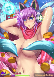 ahri arcade_ahri arcade_series breasts female huge_breasts league_of_legends nude torahime