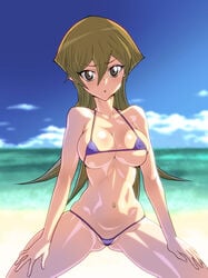 alexis_rhodes blonde_hair busty don_(rg06268) looking_at_viewer yu-gi-oh! yu-gi-oh!_gx