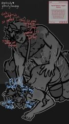 ass_up backshots black_and_white crying dialogue doggy_style inphernal phighting praise praise_kink rocket_(phighting) rough_sex self_upload sketch strawpage_request sword_(phighting) trans_man transmasc