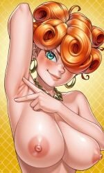 1girls ai_generated anonemus1 cartoon_network ed_edd_n_eddy fusionfall lee_kanker spread_armpit tagme