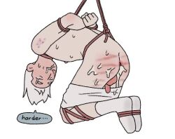 2025 balls ballsack blush blush_lines bondage bondage_gear cecil_stedman clothing cock dick english english_text hair hanged invincible invincible_(comics) invincible_(tv_series) leaking leaking_cum light-skinned_male light_skin mature mature_male naked naked_male nogong902535 nude nude_male pants pants_down pants_pulled_down penis restrained restrained_arms restrained_legs saliva saliva_trail scar simple_background socks solo solo_focus solo_male spank_marks spanked spanked_ass spanked_butt sweat sweatdrop sweating tears text text_bubble tied_up white_hair white_socks