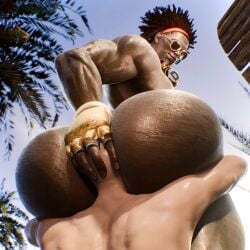 dee jay from capcom by dace renders