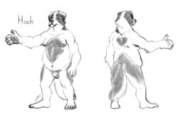 absurd_res canid canine canis dad_bod domestic_dog father flaccid gerardson hi_res invalid_tag male_only mammal nipples nude overweight parent penis plnatigrade saint_bernand slightly_chubby