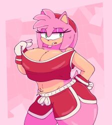 amy rose from sega by soul-sketched