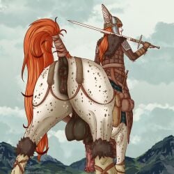 1futa centaur centaur_futa futanari futataur horsecock horsecock_futa horsecock_futanari monster_girl penis zuckergelee