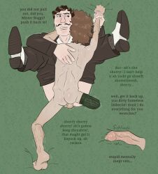 2boys amputee anal anal_sex annoyed annoyed_expression annoyed_male apologetic apologizing apologizing_to_partner apology big_bottom_small_top big_hands billy_boggs black_hair brown_hair civil_war_veteran class_difference digital_drawing_(artwork) digital_media_(artwork) dirty dirty_male doctor doctor_on_patient dumb dumb_male english english_dialogue english_text facial_hair gay gay_daddy gay_domination gay_male gay_sex going_soft handlebar_mustache helpless holding_down holding_wrist homeless homeless_male impotence impotent internal_view leg_amputee long_hair long_hair_male losing_erection mean mentally_deficient missing_leg missing_prosthetic mr_shrink naked older_male older_male_and_younger_male older_penetrated original original_character original_characters poor_male power_bottom pressing_against professional professional_clothes prosthetic_missing rich_doctor rich_male rich_man rude scalawag shoulder_length_hair shoulder_length_hair_male skinny skinny_male smaller_male smaller_penetrating smaller_penetrating_larger smaller_top_and_beefy_bottom stump_cover stump_sleeve stupid stupid_male thrusting thrusting_into_ass trying_to_cum trying_to_get_hard trying_to_please veteran younger_penetrating younger_penetrating_older