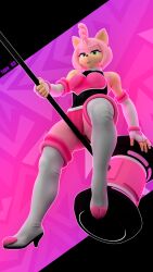 3d 3d_(artwork) amy_rose breasts pussy sega sonic_(series) sonic_the_hedgehog_(series) thighs type_09