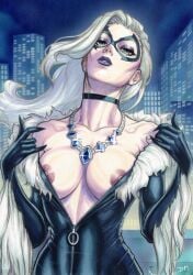 1girls 2026 alluring areola areolae big_breasts black_cat_(marvel) bodysuit breasts breasts_out bust_portrait choker collar color colored curvaceous curvaceous_body curvaceous_female curvaceous_figure curvy curvy_body curvy_female curvy_figure dhmoldon digital_media_(artwork) domino_mask enticing eyemask eyeshadow felicia_hardy female hourglass_figure light-skinned_female light_skin long_hair looking_at_viewer marvel marvel_comics mask masked masked_female necklace nipples open_bodysuit open_clothes pinup purple_lipstick seducing seductive seductive_look shiny shiny_clothes skin_tight spider-man_(series) superheroine teasing teasing_viewer temptation tempting tempting_viewer thick_breasts thief tight_clothes tight_clothing unzipped unzipped_bodysuit unzipping unzipping_bodysuit voluptuous voluptuous_female white_fur white_hair zipper zipper_down zipper_pull_tab