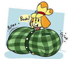 isabelle (animal crossing) from animal crossing by mattthetooncat