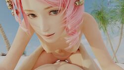 3d alisa_bosconovitch animated breasts cowgirl_position elferan female male no_sound penetration pink_hair pov tekken uncensored vaginal_penetration video