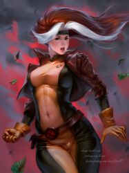 rogue (x-men) from marvel by lerapi