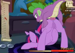 animated dragon horse my_little_pony penis piledriver pony smooth_skin sound spike_(mlp) tagme twilight_sparkle_(mlp) vagina video