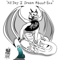 2018 absurd_res anal anal_masturbation anus bad_dragon band black_sclera black_tongue caption claws clitoral clitoris clothing collar cuntboy dark dildo dragon fangs feral forked_tongue green_eyes hi_res horn intersex krahe male masturbation metal muscular muscular_cuntboy muscular_intersex orgasm pussy pussy_juice scales scalie sex_toy shirt smile smirk snout solo spike_(disambiguation) spikes tail_masturbation tongue vaginal_penetration western_dragon white_scales wings