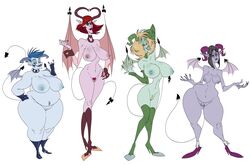 2015 4girls 5_fingers agrat_bat_mahlat areola bat_wings bbw big_ass big_breasts bimbo blonde_hair blue_hair breasts busty chubby cleavage clothed clothing collar colored_nails curvaceous curvy demon demon_girl digital_drawing_(artwork) digital_media_(artwork) eisheth_zenunim enormous_breasts erect_nipples eyeshadow eyewear female female_only fingerless_gloves footwear glasses gloves grey_hair grin group hair half-closed_eyes hand_behind_head hand_on_hip hellbounders high_heels hips horn hourglass_figure huge_ass huge_breasts human humanoid inverted_nipples large_ass large_breasts legs light-skinned_female light_skin lilith_(slb) lips lipstick looking_at_viewer makeup membranous_wings milf mostly_nude multiple_girls naamah naamah_(slb) navel navel_piercing nipples original original_character original_characters overweight overweight_female piercing pointy_ears pubes purple_eyes pussy red_hair shoes short_hair simple_background slb slightly_chubby smile spiked_collar spikes standing succubus thick thick_legs thick_thighs thighs top_heavy upper_body voluptuous white_background wide_hips wings