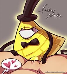 animate_inanimate bill_cipher clitoris cupcake992 dialogue disney disney_channel duo female female_on_humanoid female_pov gravity_falls heart human human_on_humanoid humanoid male male_focus male_penetrating mammal penetration penis pussy sex smooth_skin solo_focus straight vaginal_penetration