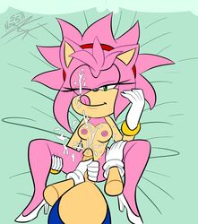 amy_rose cum cum_on_body cum_on_breasts cum_on_face cum_outside cum_shot nino5571 ninotrash sega sex sonic_(series) sonic_the_hedgehog