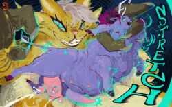 16:10 anthro bodily_fluids breast_milking briva cartoon_physics deer domestic_cat felid feline felis furry furry_only hi_res jupiter_(character) koboldorion_(artist) lactating macro magic mammal rainy taur transformation widescreen