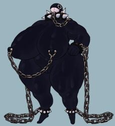1girls anthro big_breasts breasts chain chain_chomp chains coatl_(artist) fat fat_female female female_only gigi_(thecoatl034) huge_breasts mario_(series) nipple_chain sharp_teeth solo thecoatl034 voluptuous voluptuous_female