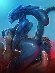 1girls alien alien_(franchise) alien_girl alien_humanoid anus ass ass_grab balls breast_grab cum cum_in_pussy female female_focus female_xenomorph fit fit_female human human_penetrating neurodyne penis pussy sex vaginal_penetration vaginal_sex xenomorph