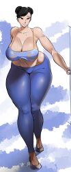 big_breasts breasts capcom chun-li cleavage huge_breasts large_breasts shark-py street_fighter street_fighter_6 tagme thick_thighs thighs