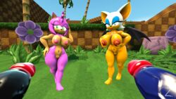 2boys 2girls 3d 3d_model amy_rose anthro areolae barefoot bat bat_wings big_breasts big_penis black_fur black_nose blue_eyes blue_fur breast_hold breasts erect_nipples erection female flower foursome green_eyes green_hill_zone hand_on_breast hand_on_hip hedgehog holding huge_breasts huge_cock imminent_sex large_areolae large_breasts large_penis legs male mammal membranous_wings mobian mobian_(species) mobian_bat multiple_boys multiple_females multiple_girls multiple_males navel nipples nude palm_tree penis pink_fur pink_hair pose posing presenting presenting_breasts pussy rouge_the_bat sega shadow_the_hedgehog signature smile sonic_(series) sonic_adventure_2 sonic_the_hedgehog sonic_the_hedgehog_(series) source_filmmaker standing straight tan tan_fur thick_penis thick_thighs thighs vein veiny_penis white_fur white_hair wings zeniix98