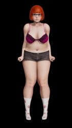 1girls bra breasts embarrassed female hashmakestrash honey_select lingerie nina_(hashmakestrash) tagme
