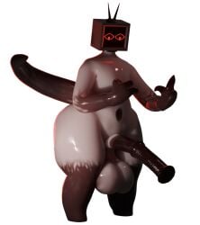 3d_(artwork) android animal_genitalia animal_penis anthro bacility digital_media_(artwork) electronics equine_genitalia equine_penis for_a_head genitals gradient_arms gradient_body gradient_legs machine male meep_(bacility) object_head penis portrait robot screen screen_face screen_head solo tagme tapering_tail television telly tv_head unfinished