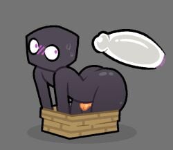 all_fours balls blush boat chastity_cage chastity_device dildo end_rod enderman femboy genitals male microsoft minecraft minecraft_sheep_fucker mojang nude sex_toy solo stockingmiami vehicle watercraft xbox_game_studios