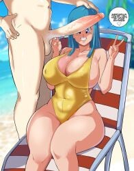 absurdres ass breasts cheating cheating_(relationship) cheating_girlfriend cuck cuckold cuckolding dragon_ball dragon_ball_z highres huge_ass huge_breasts huge_cock krillin kuririn maron maron_(dragon_ball_z) netorare non-web_source penis pov tenshinhan thick_thighs thighs tien_shinhan watching wide_hips