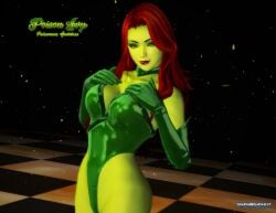 1girls batman_(series) dc dc_comics female green_skin poison_ivy red_hair shadowninjamaster