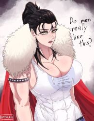big_ass big_breasts female_thragg genderswap_(mtf) invincible stm_kll tagme thragg yellow_eyes