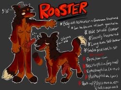 animal_genitalia anthro belgian_tervuren canid canine canis clothing domestic_dog english_text erection feral genitals german_shepherd hat hat_only headgear headgear_only headwear headwear_only herding_dog hi_res humanoid_genitalia humanoid_penis hybrid_genitalia hybrid_penis knot knotted_humanoid_penis knotted_penis male mammal model_sheet mostly_nude pastoral_dog penis puppy_meats red_penis rooster_(rottingxrooster) rottingxrooster sheath solo text vein veiny_penis