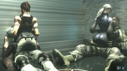 capcom chris_redfield interracial jill_valentine josh_stone love resident_evil_5 sheva_alomar