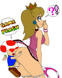 ass fucked_silly mario_(series) mario_tennis nintendo pandexual princess_peach size_difference tennis_racket toad_(mario) x^j^kny xjkenny