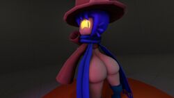 1girls 3d artist_request ass big_ass big_butt blue_hair brown_skin cat_ears female female_only niko_(oneshot) oneshot solo source_filmmaker yellow_eyes