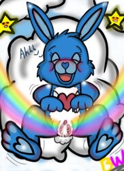 care_bears female furry group lagomorph mammal rabbit solo_focus swift_heart_rabbit