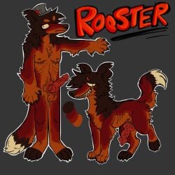 animal_genitalia anthro belgian_tervuren canid canine canis clothing domestic_dog erection feral genitals german_shepherd hat hat_only headgear headgear_only headwear headwear_only herding_dog hi_res humanoid_genitalia humanoid_penis hybrid_genitalia hybrid_penis knot knotted_humanoid_penis knotted_penis male mammal model_sheet mostly_nude pastoral_dog penis puppy_meats red_penis rooster_(rottingxrooster) rottingxrooster sheath solo text vein veiny_penis