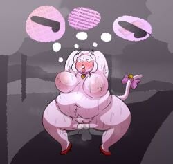 2025 ahe_gao anthro bell_bow bell_on_tail belly big_breasts blush bodily_fluids bow_ribbon breasts cat_diana_(oxkingky) collar domestic_cat felid feline felis female hi_res larger_female looking_pleasured male mammal murid murine musk musk_clouds oxkingky penetration penile penile_penetration penis_in_pussy pubes rat rodent size_difference smaller_male sweat thought_bubble vaginal_penetration vaginal_penetration