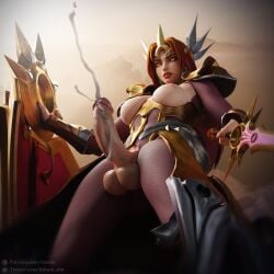 balls big_balls big_breasts big_penis breasts cock cum cum_on_penis cumshot dick dickgirl erect_nipples erect_penis erection eyes_rolling_back futa_only futanari futanari huge_balls huge_cock huge_cock huge_thighs iidssm_sfm league_of_legends leona_(league_of_legends) light-skinned_futa light-skinned_futanari light_skin massive_balls massive_cock massive_penis massive_thighs naked naked_futanari nipples nude nude_futanari orange_hair penis solo thick_thighs thighs yellow_eyes