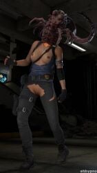 3d 3d_(artwork) brainwashed brainwashing breasts breasts_out ehhypnohub hypnosis hypnosis infected jill_valentine mind_control ne-α_type parasite resident_evil resident_evil_3 resident_evil_3_remake ripped_clothing vagina