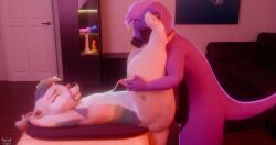 3d_(artwork) absurd_res anthro ass awtter bodily_fluids bondage bondage bound cum cum_drip cum_in_ass cum_inside darkythe(otter) digital_media_(artwork) dildo dripping duo galax_vr genital_fluids hands_behind_back hi_res living_room lucky_(otter) male male/male mammal mustelid muzzle_(object) otter restraints rope rope_bondage rope_muzzle sex sex_toy
