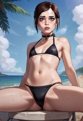 ai_female ai_generated bikini ellie_(the_last_of_us) ellie_williams female selfie teenage_girl teenager the_last_of_us young
