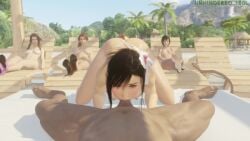 1boy 4girls aerith_gainsborough blowjob dominan dominant_male fellatio female final_fantasy final_fantasy_vii final_fantasy_vii_remake harem jessie_rasberry light-skinned_female light-skinned_male light_skin looking_at_viewer male male_pov pov pubic submissive submissive_female tagme tifa_lockhart unhindered_fool vacation video video_game_character watching yuffie_kisaragi