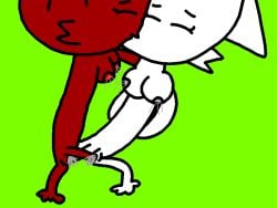 2futas cum cum_in_pussy cum_inside fanon_couple futa_on_futa futa_sans_balls futanari image intersex mroona_(sprunki) mutual_penetration ship sprunki wenda_(sprunki) yuri