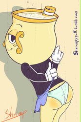 ms. chalice from cuphead (game) by shrimpypuff