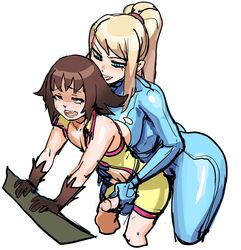 1boy 1girls ahe_gao areolae ass big_dom_small_sub blonde_hair blue_eyes blush bodysuit breasts brown_hair couple curvy dog_boy duo duo_focus erection female female_human female_pervert femboy femboy_on_female femboysub femdom from_behind green_eyes hair handjob happy_dom happy_female heroine hetero highres horny_female human large_breasts long_hair lovers male male/female malesub maniacpaint masturbation metroid monster monster_boy nicole_(onomeshin) nintendo nipples nude older_female open_mouth penis ponytail reach_around samus_aran size_difference skin_tight smaller_male spread_legs straight teeth tied_hair torn_clothes uncensored voluptuous white_background wide_hips younger_male zero_suit zero_suit_samus