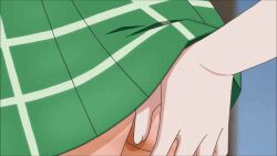 ass ass_focus ass_grab bare_ass blush bottomless embarrassed kotegawa_yui legs long_hair nervous no_panties no_underwear rubbing_ass running shirt shoes skirt sniffable_ass socks student sweat sweatdrop sweater teen teen_girl teenage teenage_girl teenager to_love-ru touching_ass uniform wavy_mouth young